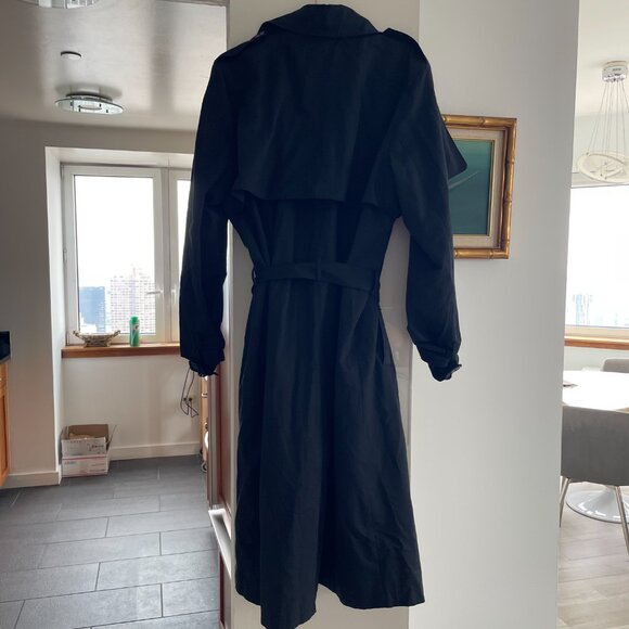 The Drop Women's Noa Trench Coat Black XL - Picture 4 of 6